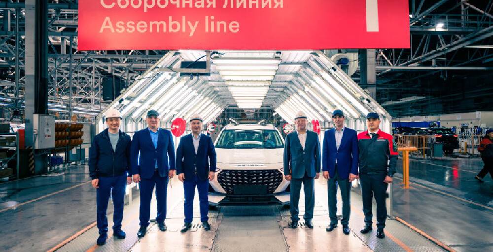В Казахстане начато серийное производство Jetour X70 Plus методом CKD