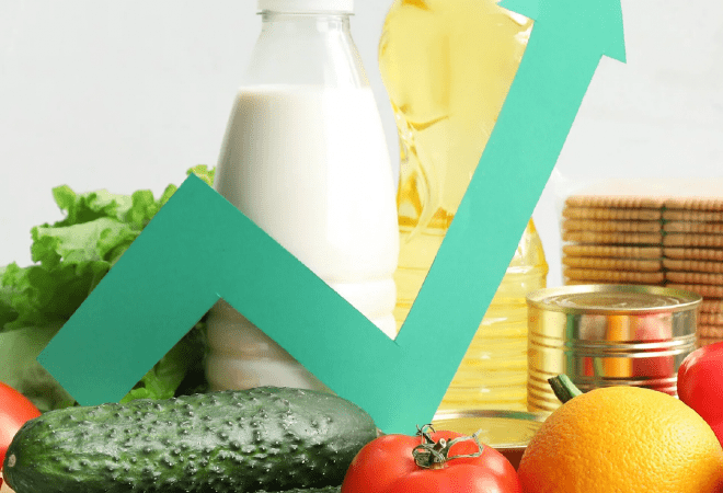 Индекс роста цен на социальные продукты в Казахстане остался на нуле