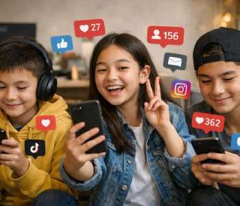 60% казахстанских детей уже имеют аккаунты в соцсетях и формируют свой цифровой след