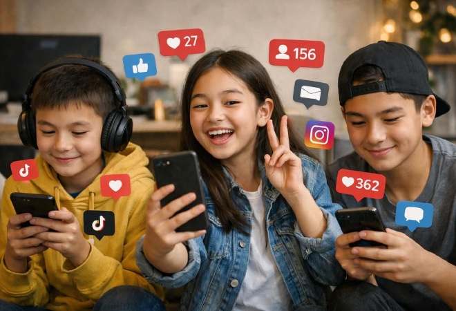 60% казахстанских детей уже имеют аккаунты в соцсетях и формируют свой цифровой след