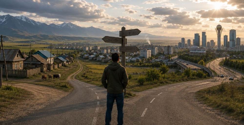 Не только в мегаполисы: куда на самом деле переезжает сельское население Казахстана