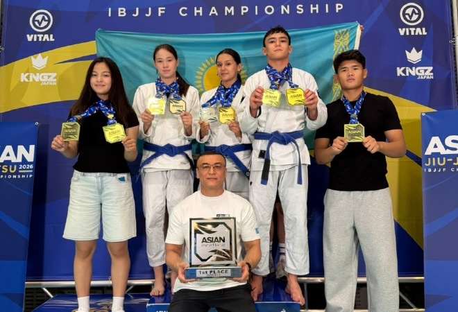 Казахстан впервые в истории выиграл Чемпионат Азии IBJJF по бразильскому джиу-джитсу