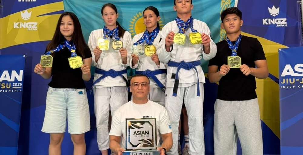 Казахстан впервые в истории выиграл Чемпионат Азии IBJJF по бразильскому джиу-джитсу