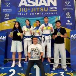 Казахстан впервые в истории выиграл Чемпионат Азии IBJJF по бразильскому джиу-джитсу