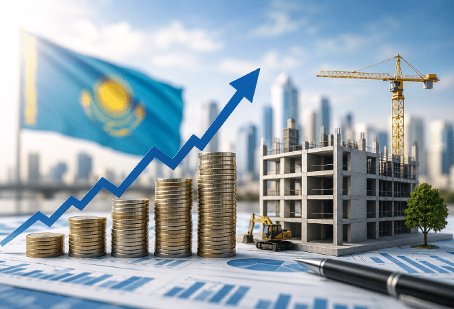 Қазақстанда негізгі капиталға салынған инвестициялар 10%-ға жуық өсті