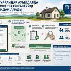 Ауыл тұрғындары жалдамалы баспананы өздері таңдай алады