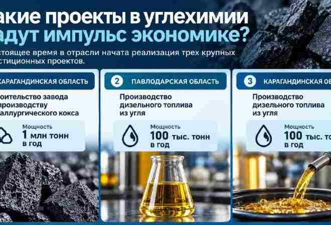 Казахстан развивает углехимию: какие проекты планируют реализовать
