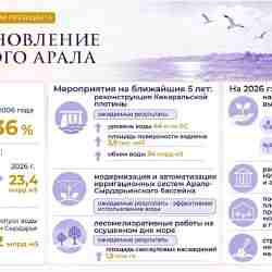 Казахстан усиливает меры по восстановлению Арала и сохранению Каспия